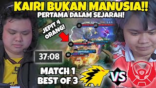 SEJARAH BARU MATCH 37 MENIT DI MPL S12 MOMENT AKAI KAIRI JEPIT 4 ORANG KAIRI SIH OP BANGET [upl. by Esmond359]