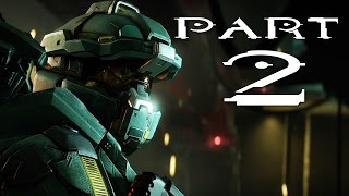 Halo 5 Guardians Walkthrough Part 2  Mission 2 Halo 5 Campaign Gameplay SPOILERS [upl. by Nauwtna]