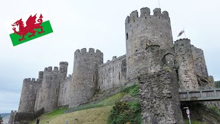 CONWY CASTLE WELCOME TO THE MIDDLE AGES 4K [upl. by Snahc]