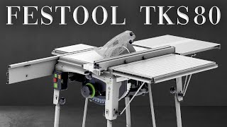 Festool Saw Stop TKS 80 Review and Custom Shop Cart [upl. by Davon]