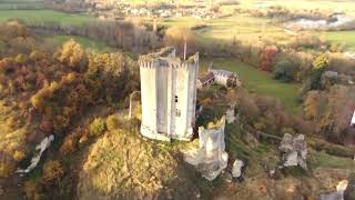 Le château de Lavardin vu du ciel [upl. by Dnalsor]