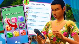 BLIND DATING in The Sims 4 is a DISASTER  The Sims 4 Dating App Mod [upl. by Htebsil263]