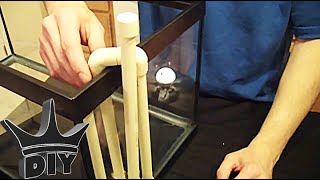 HOW TO DIY Aquarium Overflow PVC TUTORIAL [upl. by Babs]