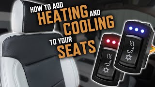 Installing Heating and Cooling Seat Ventilation Units  LeatherSeatscom Tech Tips [upl. by Finny]