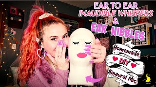 ASMR Ear to Ear Inaudible Unintelligible Whispers amp Ear Eating No Talking [upl. by Madalyn749]