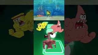 Beating Up Patrick  Spongebob and Siren Head Muscles  Tiles Hop tileshop [upl. by Rendrag982]