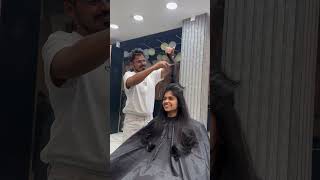 Doing Funny Haircut ￼hairstyle youtubeshorts love bollywood hair [upl. by Furey]