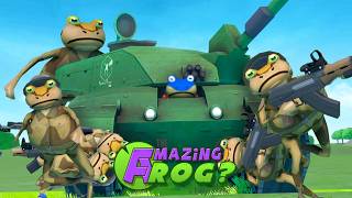 NEW Tanks vs Army Frogs  Amazing Frog 203 [upl. by Garek366]