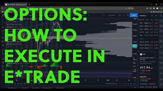 How to execute options on ETrade [upl. by Ydak]