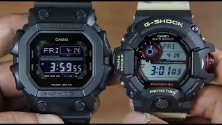 CASIO GSHOCK GX56BB1 VS GSHOCK RANGEMAN GW9400DCJ1 [upl. by Eckhardt]