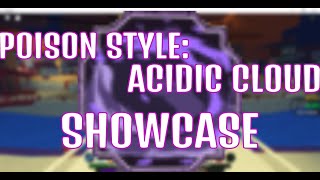 Poison Style Acidic Cloud Showcase Shindo Life [upl. by Hgielrahc799]