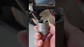 Steering Stem Nut Removal Tool Homemade [upl. by Arrat]