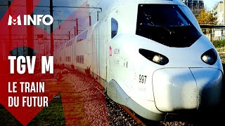 La SNCF dévoile le TGV M son train du futur [upl. by Itsrejk]