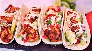 Best Ever Shrimp Tacos Recipe  How to make easy shrimp tacos [upl. by Airun834]