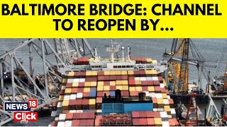 Baltimore Bridge Collapse Pete Buttigieg Says Shipping Channel To Reopen End Of May  G18V [upl. by Bethesda]