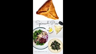 Spinach Fatayer Lebanese Spinach Pie [upl. by Power]