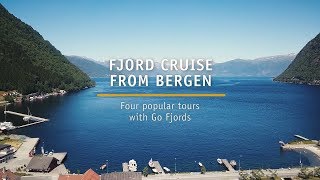 Four popular fjord cruises from Bergen Norway [upl. by Yardley]