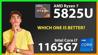 AMD Ryzen 7 5825U vs INTEL Core i7 1165G7 Technical Comparison [upl. by Latyrc378]