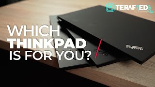 Which Lenovo ThinkPad Is The One For You [upl. by Yztim]