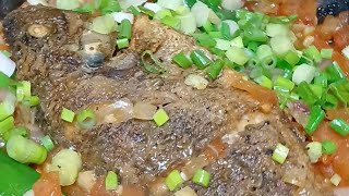 My own version of kinamatisang tilapia recipe panlasang pinoy  ofw life [upl. by Edgerton47]