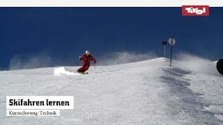 Skifahren lernen 5 Tipps zur Kurzschwung Technik I Skikurs ⛷ [upl. by Airtemad]