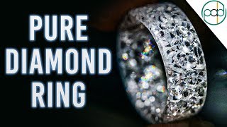 Making a Diamond Resin Ring Solid Diamond Ring [upl. by Bomke]