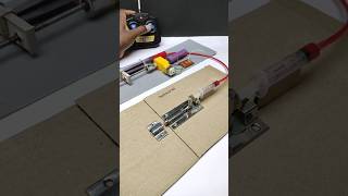 Diy remote control lock • wireless door lock  doorlock tech youtubeshorts [upl. by Dirfliw262]