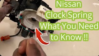 Understanding Nissan Clock Springs  Key Facts and Maintenance Tips [upl. by Acinorav]