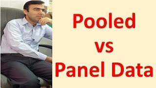 Pooled Data vs Panel Data  Examples of pooled data  examples of panel data in urdu hindi [upl. by Vivica]