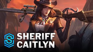 Sheriff Caitlyn 2021 ASU Skin Spotlight  League of Legends [upl. by Notgnirrac665]