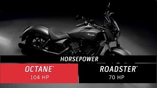 Victory Octane vs HarleyDavidson Roadster Victory Motorcycles [upl. by Asereht]