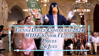 Vienna Dance Concourse 2024  Senior I Latin WDSF  Results  26 July 2024 [upl. by Iddet]