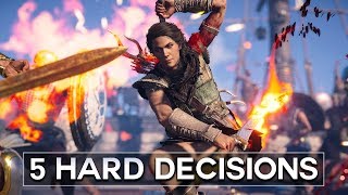 5 Hard Decisions  Assassins Creed Odyssey [upl. by Cuttler850]