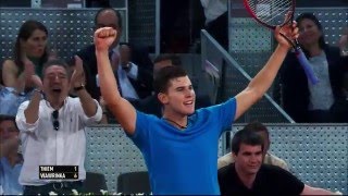 Thiem Beats Wawrinka In 2014 Madrid Classic Moment [upl. by Fabien771]