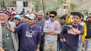 MP Ladakh Hanifa Jan visits wakha monastery [upl. by Metah834]