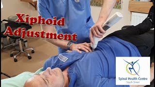 Chiropractic Activator Xiphoid Adjustment [upl. by Eustasius]