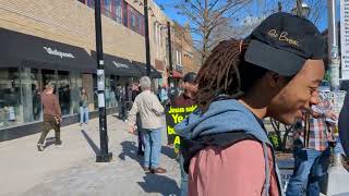 Ann Arbor Michigan Hash Bash 2024  brother Paul preaching  Jesus Christ saves [upl. by Innus]