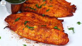 BBQ Tandoori Grilled Fish  NEW Healthy Grilled Fish Restaurant Style Recipe In Pan No Oven  Grill [upl. by Renae]