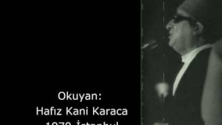 Kani Karaca Kuran tilaveti [upl. by Nhguav]