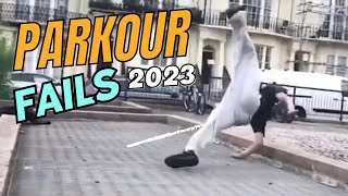 Ultimate Parkour Fails Compilation  2023 [upl. by Esinrahs]