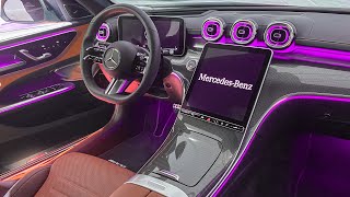 ALL NEW 2022 Mercedes Benz CClass INTERIOR First Full Interior View W206 CClass [upl. by Drawe]