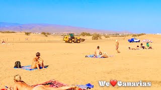 Gran Canaria Maspalomas Beach Life is Back  We❤️Canarias [upl. by Aisiat223]