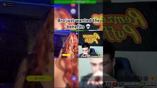 Bro was trying to use her 💀 remzee youtubeshorts funny twitch streamer benefits trolling [upl. by Artemisia]