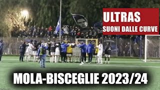 MolaBisceglie Eccellenza Puglia 28012024 FESTEGGIAMENTI FINE PARTITA [upl. by Nolyd920]