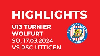 Highlights U13 RHC Diessbach vs RSC Uttigen [upl. by Orimlede]