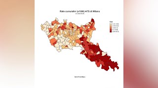 Come si è diffuso il coronavirus a Milano La mappa del contagio in timelapse [upl. by Ylremik]