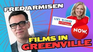 Fred Armisen films in Greenville  exclusive video as I speak with Director Chris White [upl. by Lena]