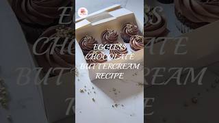 Eggless chocolate buttercream frosting recipe Eggless frosting recipe Perfect buttercream frosting [upl. by Handal834]