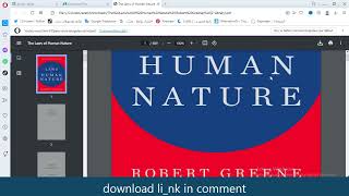 Download the book The Laws of Human Nature pdf free 2023 [upl. by Ninazan425]