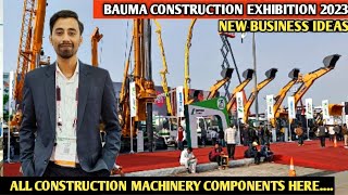 construction machinery components supplier  BAUMA CONEXPO INDIA 2023  New Business Ideas 2023 [upl. by Yelsha]